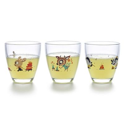 Drinkglazen voor kinderen (3 stuks)  Moods