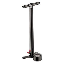 Lezyne CNC FLOOR DRIVE BLACK/HI GLOSS 