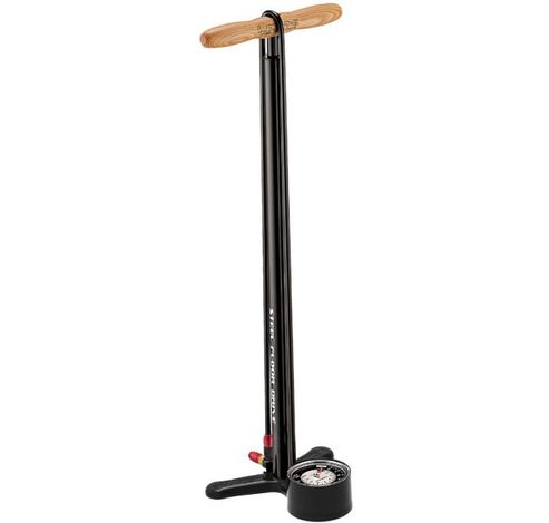 STEEL FLOOR DRIVE TALL BLK/HI GLOSS  Lezyne