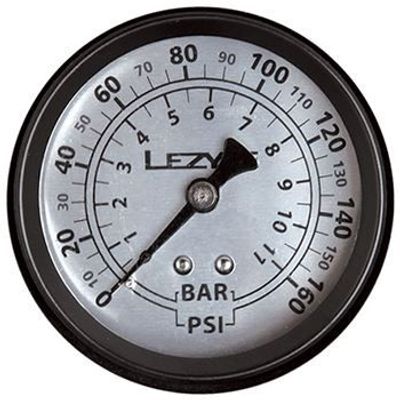 160 PSI GAUGE BLACK/SILVER 