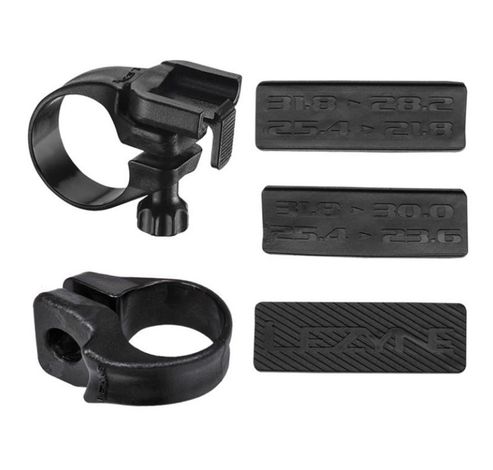 LED HANDLE BAR MOUNT BLACK  Lezyne