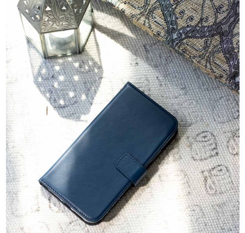 iPhone 13 Mini Booktype Cuir Bleu  Selencia