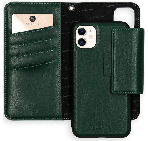 Book Case 2 in 1 iPhone 11 vegan leder green  Selencia