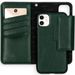 Selencia Book Case 2 in 1 iPhone 11 vegan leder green