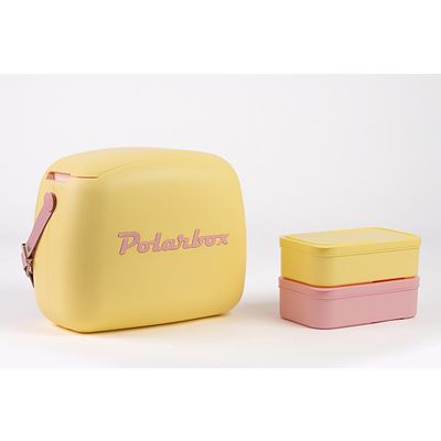 Polarbox Coolerbag 6l Jaune Incl. 2x Lunchbox 