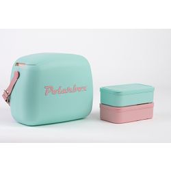 Polarbox Polarbox Coolerbag 6l Pastelgroen Incl. 2x Lunchbox