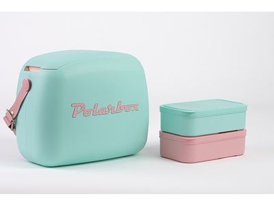 Polarbox Coolerbag 6l Pastelgroen Incl. 2x Lunchbox
