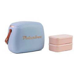 Polarbox Coolerbag 6l - Foggy Gold Incl. 2x Lunchbox 