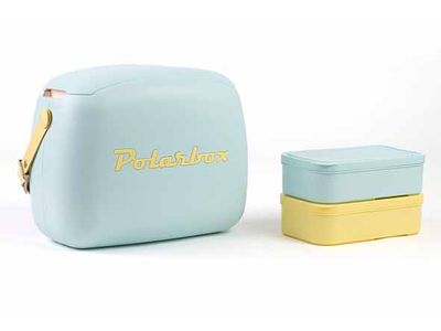 Polarbox Coolerbag Koelbox 6l Sky Blue Incl. 2x Lunchbox