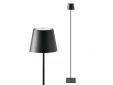 Nuindie accu vloerlamp 1200mm nacht zwart rond