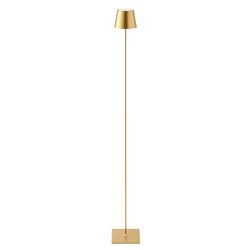 Nuindie accu vloerlamp 1200mm goudkleurig rond Sigor