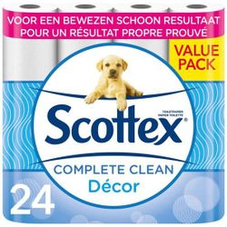 Scottex WC PAPIER 24 ROL 2 LAGEN COMPLETE CLEAN DECOR