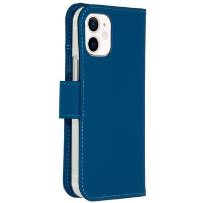 Bookcase iPhone 12 mini blauw 