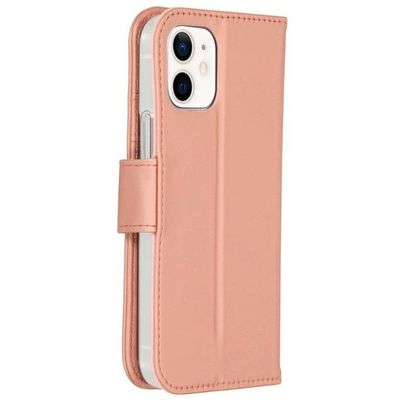 Walletcase iPhone 12 mini rose gold 