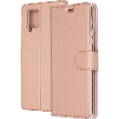 Wallet soft case Boooktype Samsung Galaxy A42 rosegold 