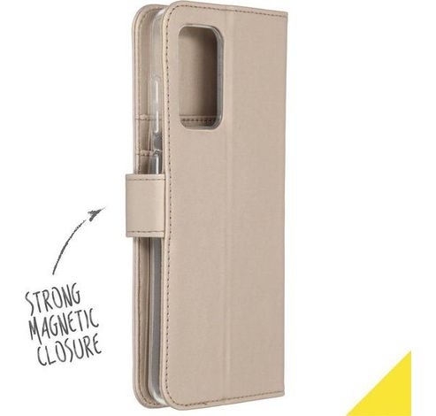 Wallet Softcase Booktype Samsung Galaxy A72 gold  Accezz