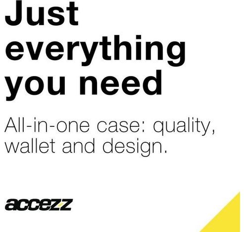 Wallet Softcase Booktype Samsung Galaxy A72 gold  Accezz