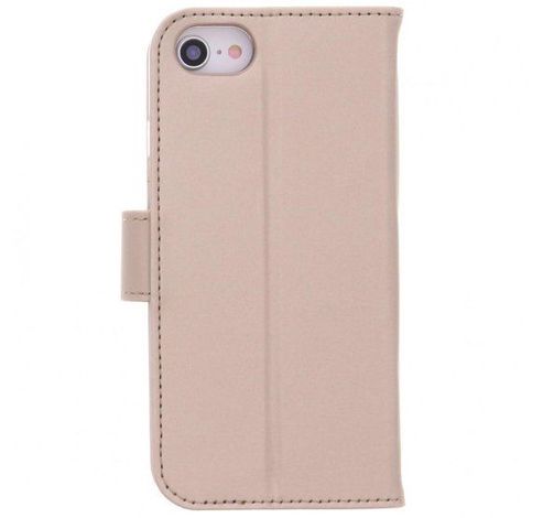 Wallet softcase booktype iPhone 7/8 gold  Accezz