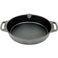 Valhal Outdoor Skillet gietijzer met handgrepen 25 cm