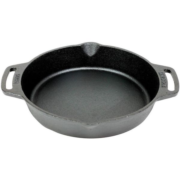 Valhal Outdoor Skillet gietijzer met handgrepen 25 cm