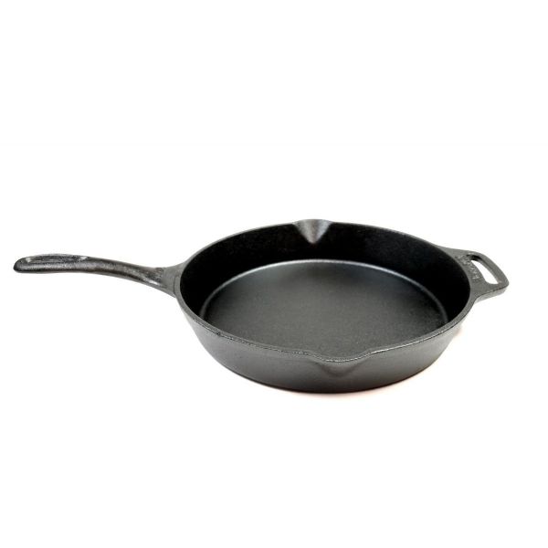 Valhal Outdoor Skillet koekenpan gietijzer met steel 25 cm