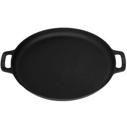 Valhal Outdoor Skillet plancha gietijzer met handgrepen 35 cm