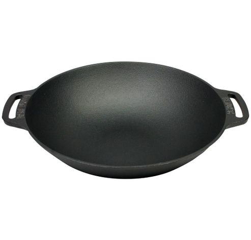 wokpan gietijzer met handgrepen 36 cm  Valhal Outdoor