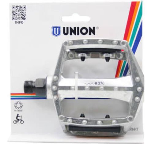 Pedalen 102 BMX 9/16 zilver op kaart  Union