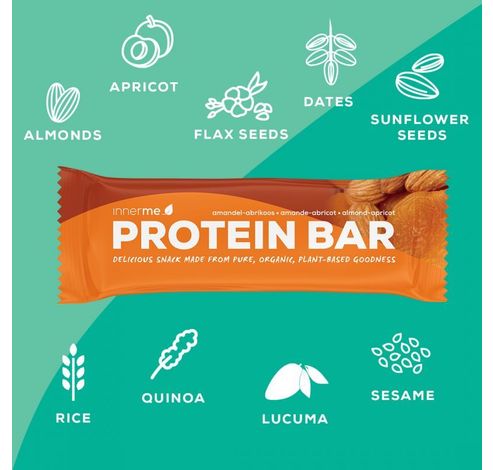 Protein Bar 'Almond-Apricot' (20 x 50 g) BIO  Innerme