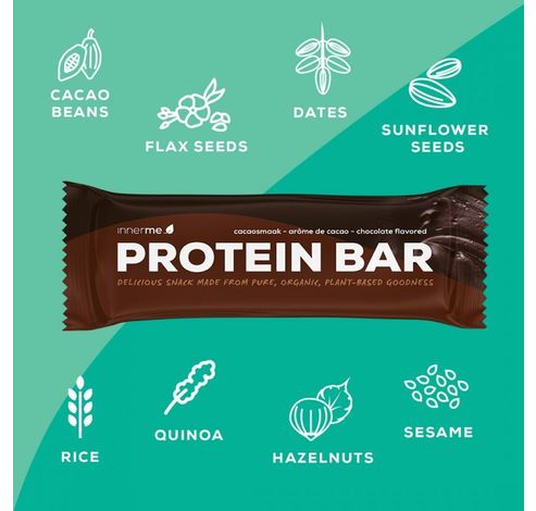 Proteïne bar Chocolate (50g) bio  Innerme