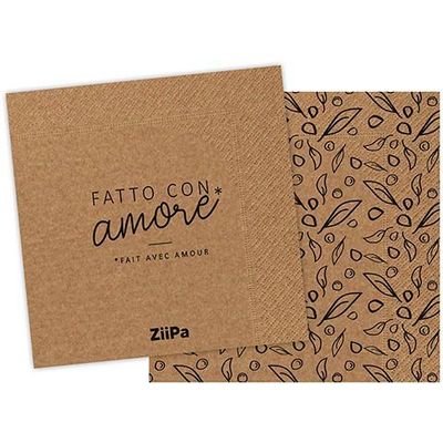 Serviettes Set20 16x16cm  ZiiPa