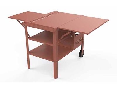 Fredda Bijzettafel Terracotta 87x125x73.2cm