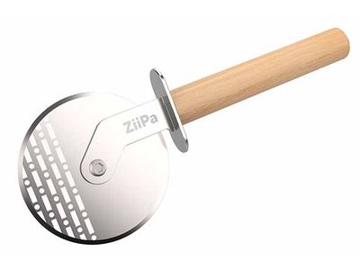 Rio Pizzasnijder 21x8xh2cm Handvat Uit Beuk - Mes D8cm