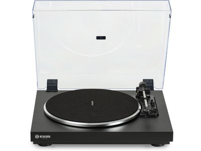 F110P Volautomatische voorversterkte platenspeler AT3600 cartridge zwart