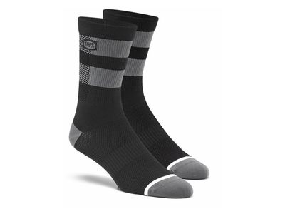 FLOW Performance Socks  Black/Grey Size: SM