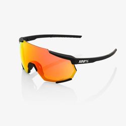 100% RACETRAP - Soft Tact Black - Hiper Red Multilayer Mirror Lens Soft Tact Black Size: UNI 