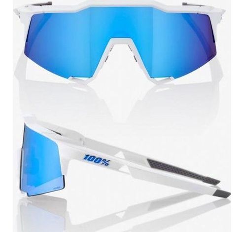 SPEEDCRAFT - Matte White - Hiper Blue Multilayer Mirror Lens Matte White Size: UNI  100%