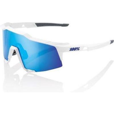 SPEEDCRAFT - Matte White - Hiper Blue Multilayer Mirror Lens Matte White Size: UNI 