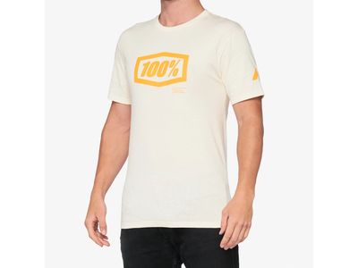 ESSENTIAL T-shirt  Chalk/Orange Size: XL