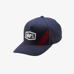 100% CORNERSTONE X-Fit Snapback Hat Steel Size: Adult 