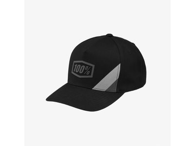 CORNERSTONE X-Fit Snapback Hat Black/Grey Size: Adult
