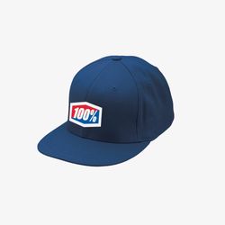 100% ESSENTIAL J-Fit Hat Navy Size: L/X 