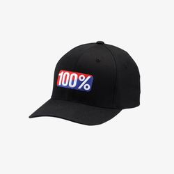 100% CLASSIC X-Fit Hat Black Size: LG/XL 