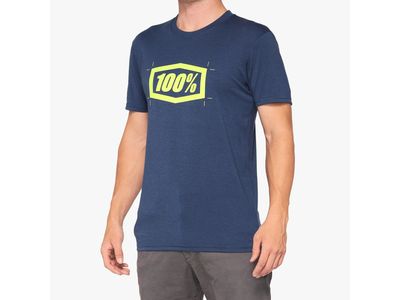 CROPPED Tech T-shirt  Navy Size: LG