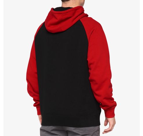 BARRAGE Hooded Pullover Chilli Pepper/Black Size: MD  100%