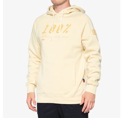 BARRAGE Hooded Pullover Chalk Size: MD  100%