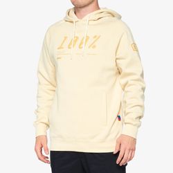 100% BARRAGE Hooded Pullover Chalk Size: SM 