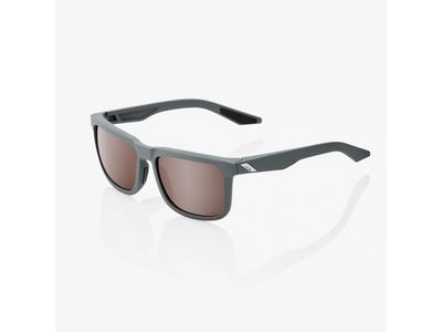 BLAKE - Soft Tact Cool Grey - HiPER Crimson Silver Mirror Lens