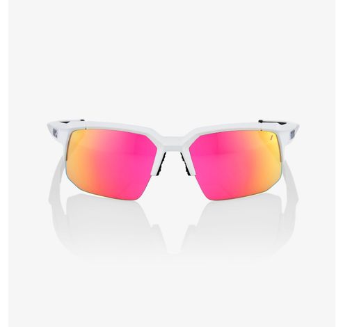 SPEEDCOUPE - Soft Tact Off White - Purple Multilayer Mirror Lens  100%