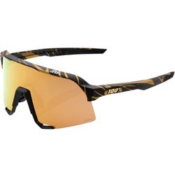 100% S3 - Peter Sagan LE Metallic Gold Flake - HiPER Gold Mirror Lens 